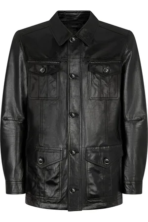 Tom Ford Leather Safari Shirt Jacket