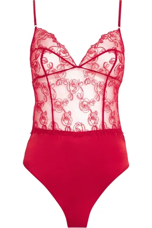 Kiki de Montparnasse Lace La Rose Bodysuit