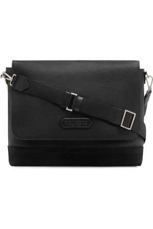 Tom Ford Leather Chic Sport Messenger Bag