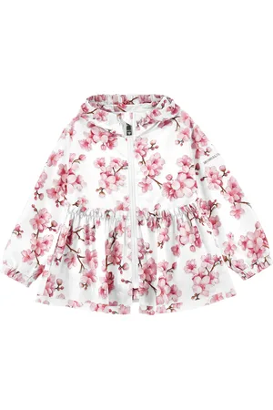 MONNALISA Blossom Print Rain Jacket