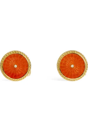 DEAKIN & FRANCIS Yellow and Diamond Cufflinks