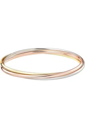 Cartier Small White, Rose and Yellow Gold Trinity Bracelet