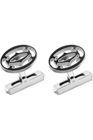 Cartier Sterling Silver C de Cufflinks
