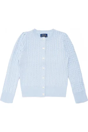 Ralph Lauren Cotton-Blend Cable-Knit Cardigan
