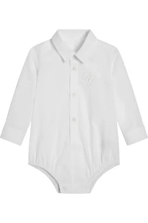 Dolce & Gabbana Long-Sleeve Tailored Bodysuit