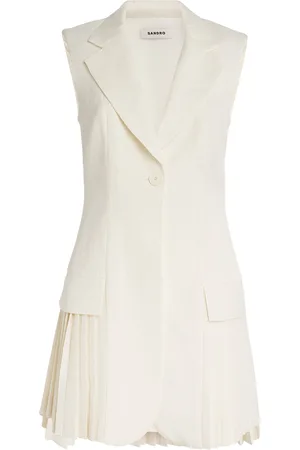 Sandro Pleated Mini Dress