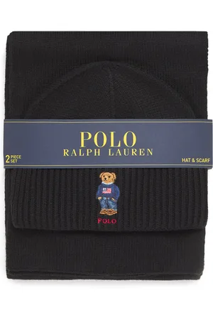 Ralph Lauren Bear Hat and Scarf Gift Set