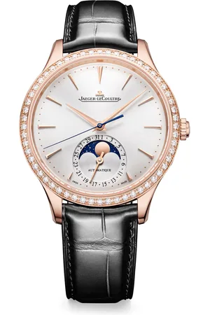Jaeger-LeCoultre Rose Gold and Diamond Master Ultra Thin Moon Watch