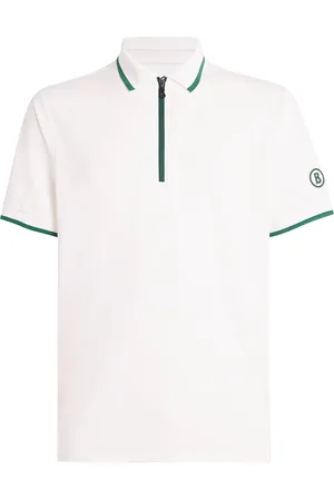 Bogner Contrast Zip-Up Polo Shirt