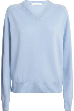 Carven Cashmere V-Neck Sweater
