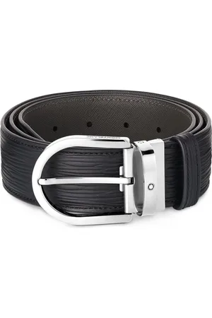 Montblanc Leather Horseshoe Belt
