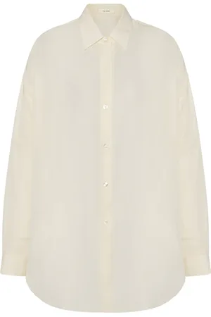 The Row Caster Silk Relaxed-Fit Shirt