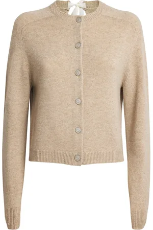 Carven Cashmere Tie-Back Cardigan