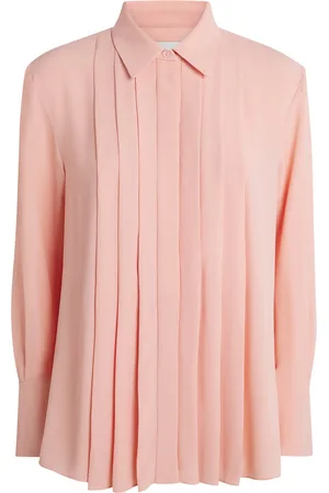 Erdem Crepe de Chine Pleated Shirt