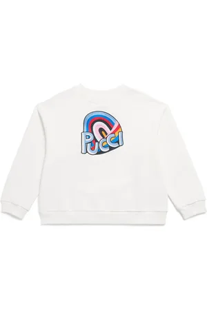 PUCCI Junior Cotton Logo Sweatshirt