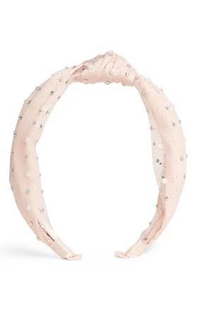 Bari Lynn Tulle Embellished Headband