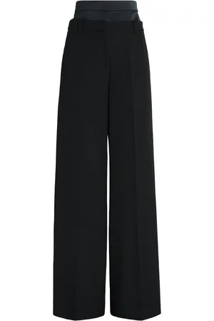 Erdem Wool Wide-Leg Trousers