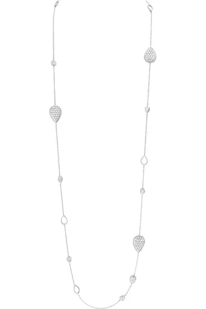 Boucheron White Gold and Diamond Serpent Bohème Long Necklace