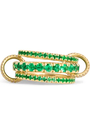 SPINELLI KILCOLLIN Yellow , Diamond and Emerald Pave Ring