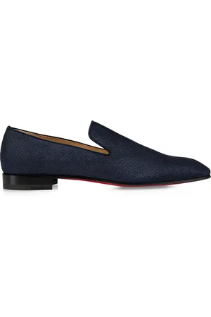 Christian Louboutin Dandelion Crepe de Soie Loafers