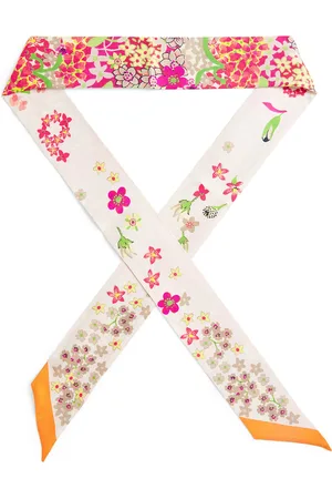 Longchamp Silk Floral Headband