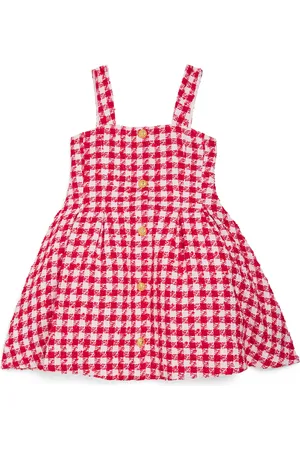 Balmain Tweed Gingham Dress