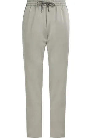 Agnona Cotton-Stretch Drawstring Trousers