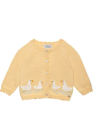 FrenchTrotters Cotton-Wool Duckling Cardigan