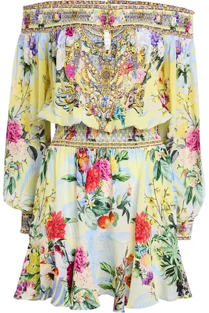 Camilla Off-The-Shoulder Mini Dress