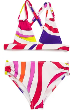 PUCCI Junior Wavy Print Bikini