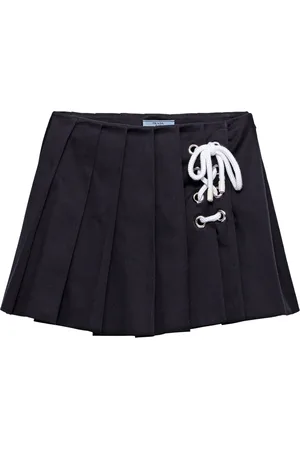 Prada Pleated Mini Skirt