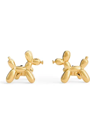 Babette Wasserman Plated Balloon Dog Cufflinks