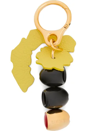 Loewe Leather Olive Bag Charm