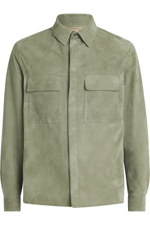 Agnona Suede Overshirt