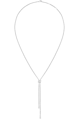 CHAUMET White Gold and Diamond Bee de Pendant Necklace