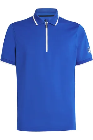 Bogner Contrast Zip-Up Polo Shirt