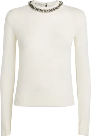 Stella McCartney Virgin Wool Falabella-Chain Sweater