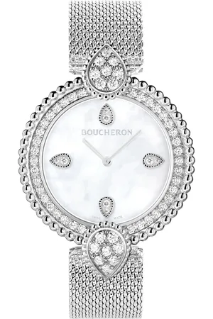 Boucheron Steel and Diamond Serpent Bohème Watch