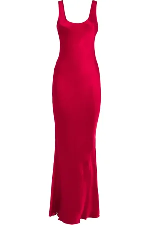 ANINE BING Silk Alison Maxi Dress
