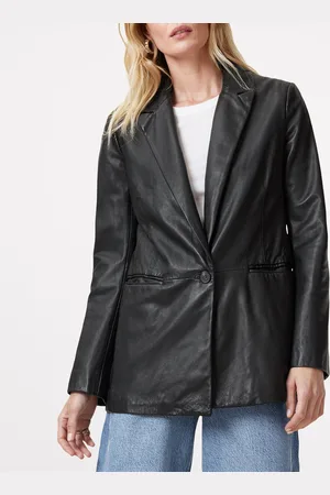 AllSaints Leather Deri Blazer