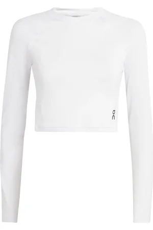 On Running Lg-Sleeve Studio Crop Top