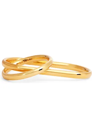 Eva Fehren Yellow Axis Double Finger Ring