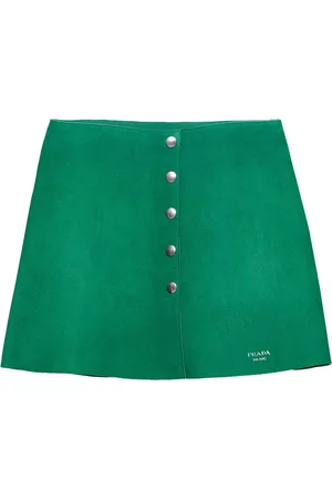 Prada Suede Mini Skirt
