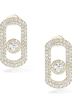MESSIKA Yellow and Diamond So Move Pavé Earrings