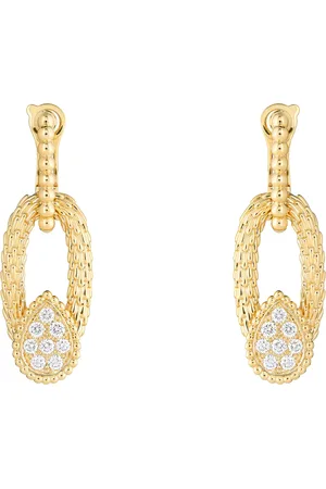 Boucheron Yellow and Diamond Serpent Bohème Vintage Drop Earrings