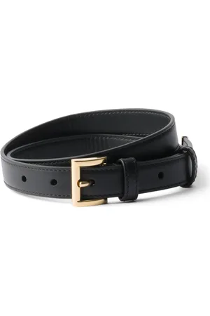 Prada Leather Triangle Belt