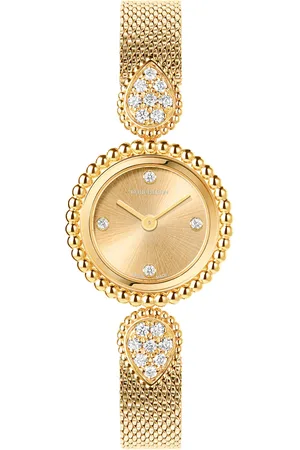 Boucheron Yellow and Diamond Serpent Bohème Watch
