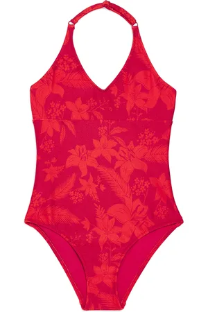 Vilebrequin Halterneck Tropical Floral Swimsuit