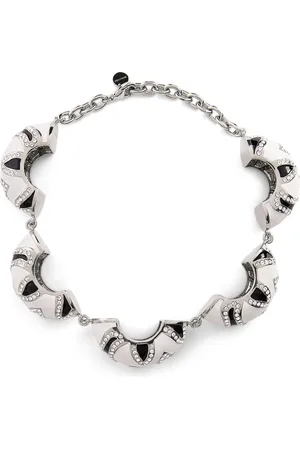 Jacquemus Enamelled Zebra Necklace