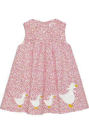 FrenchTrotters Smocked Cherry Duck Dress
